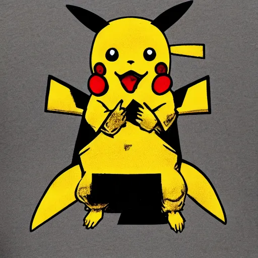 Image similar to homeless pikachu
