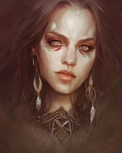 Image similar to portrait of priestess, the embodiment of darkness by Mandy Jurgens, Valentina Remenar, artgerm, trending on artstaton, intricate, Romanticism, hyperrealistic, by Charlie Bowater, James Jean