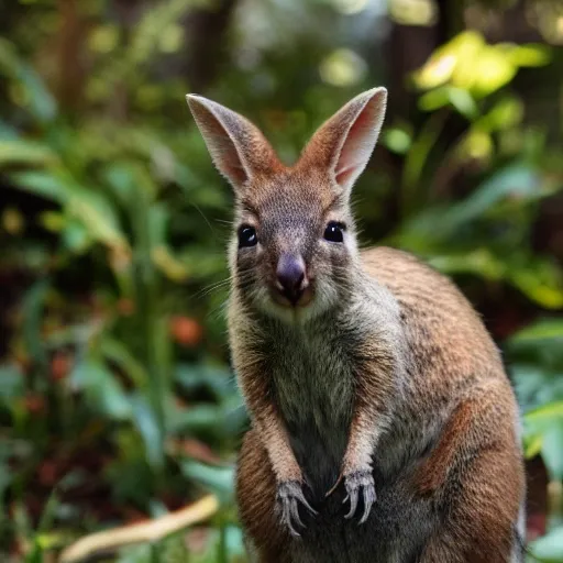 Prompt: a software engineer wallaby