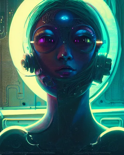 Image similar to portrait of a beautiful woman monster astronaut, intricate abstract. cyberpunk, intricate artwork, bathed in light, octane render, unreal engine, gaudy colors, greg rutkowski, loish, rhads, beeple, makoto shinkai and lois van baarle, ilya kuvshinov, rossdraws, tom bagshaw, alphonse mucha, global illumination