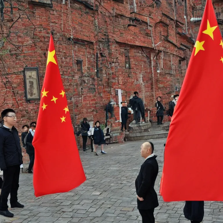 Prompt: chinese emissaries paying tribute to the city of gdansk