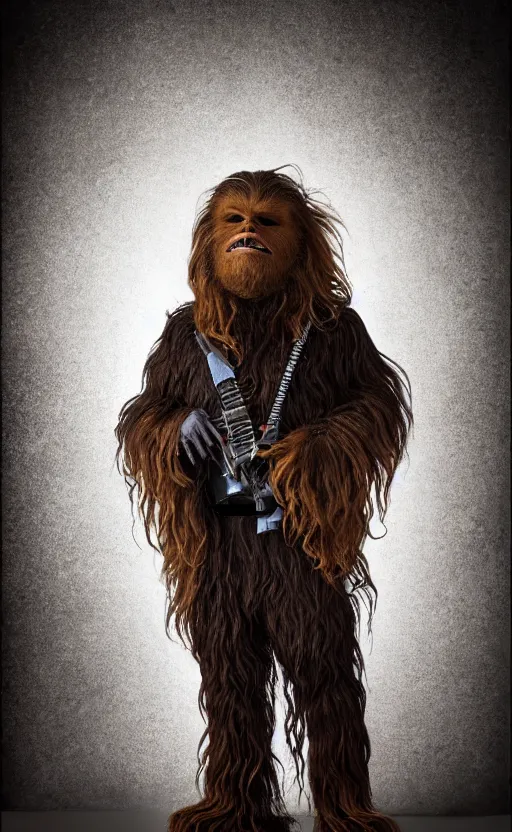 Prompt: portrait of the jew chewbacca, israel, kosher, hava nagila