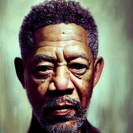 Image similar to hyperrealistic mixed media high resolution painting of Benjamin Hammond Haggerty Macklemore Morgan Freeman, stunning 3d render inspired art by István Sándorfi and Greg Rutkowski and Unreal Engine, perfect facial symmetry, dim volumetric lighting, 8k octane beautifully detailed render, full body shot, post-processing, extremely hyper-detailed, intricate, epic composition, highly detailed attributes, highly detailed atmosphere, cinematic lighting, masterpiece, trending on artstation, very very detailed, masterpiece, stunning, flawless completion, lifelike texture, perfection,