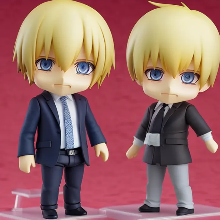 Image similar to Boris Johnson, An anime nendoroid of Boris Johnson, figurine, detailed product photo