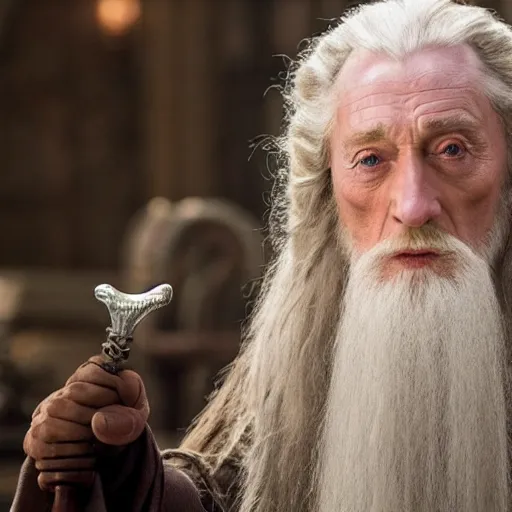 Image similar to charles dance as gandalf