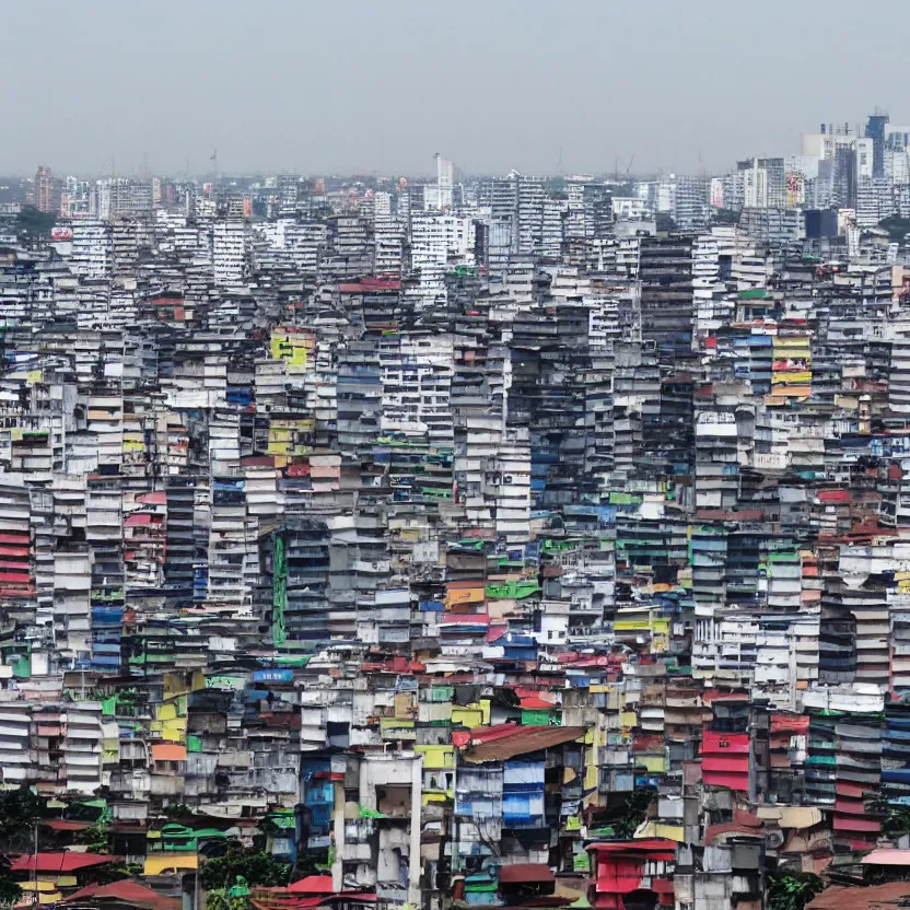 Prompt: skyline of the city of lagos.