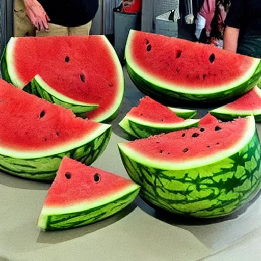 Image similar to bob ross watermelon hybrid