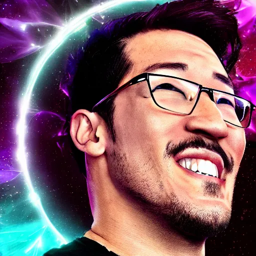 Image similar to the essence of markiplier, converted into an ethereal, soul - based ability