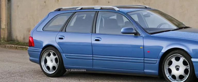 Image similar to Beater Denim Blue Audi A4 B6 Avant (2002) with patina, created by Barclay Shaw