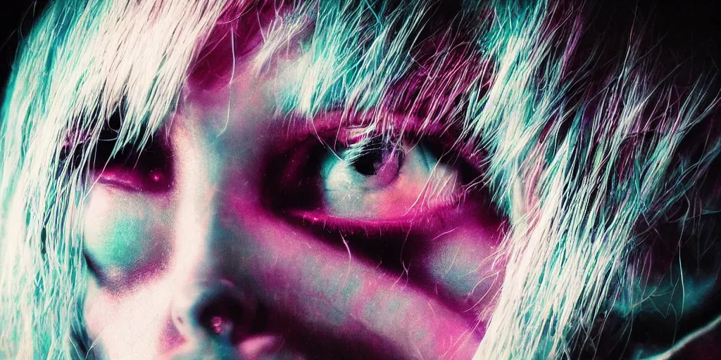 Prompt: crystal castles album art cover, amazing, vibrant, crazy, volumetric lighting, ambient, atmospheric, 8 5 mm, bokeh, ultra - detailed, focused, coherent, hypersonic, dreamy, moody