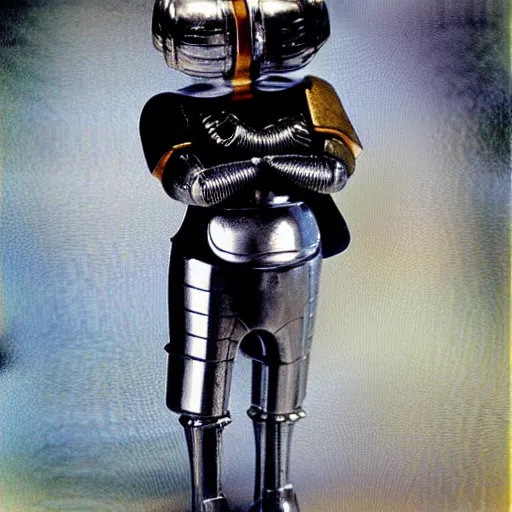 Image similar to mark hamill wearing a suit of armor, salvador dali painting