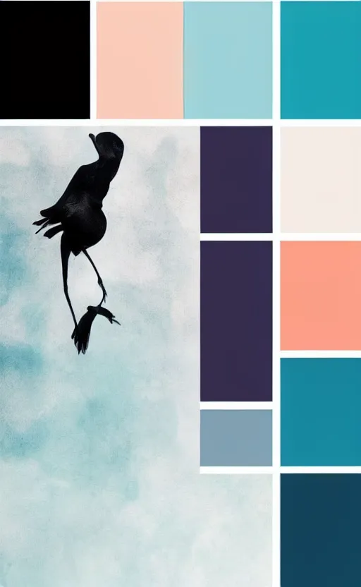 Prompt: cool simplistic with a beautiful color palette background