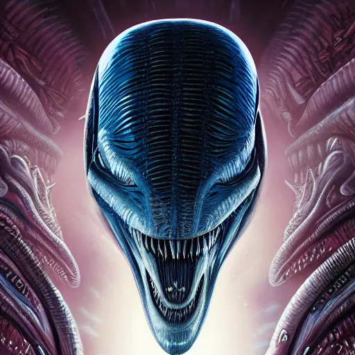 Image similar to queen alien from alien ( 1 9 7 9 film ), hyperdetailed, artstation, cgsociety, 8 k