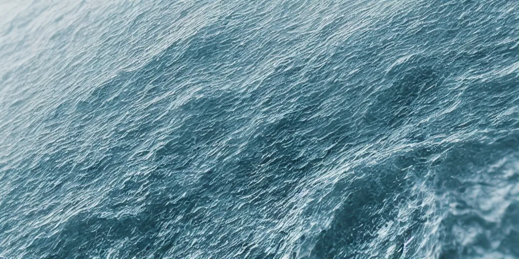 Image similar to “ side view of volumetric tsunami pattern, a displacement map of ocean waves extrudes the grid shapes radially the axis, a wide range of extrusion heights, translucency and opaqueness, volumetric lighting, ray tracing, octane render, blender 3 d, 8 k ”