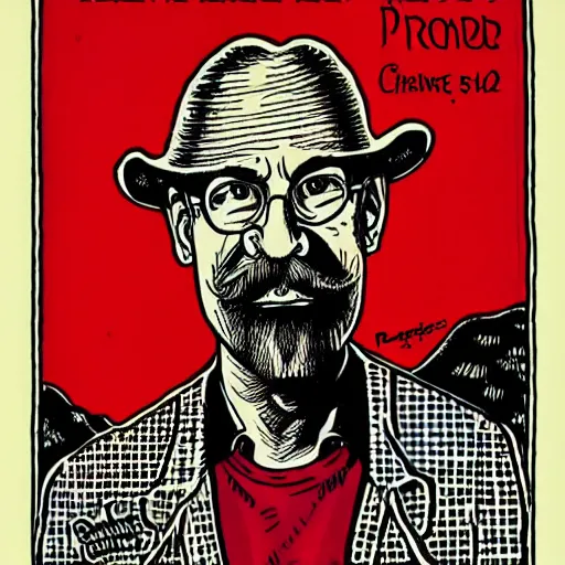 Image similar to a man by robert crumb