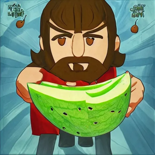 Prompt: Lord of the melons