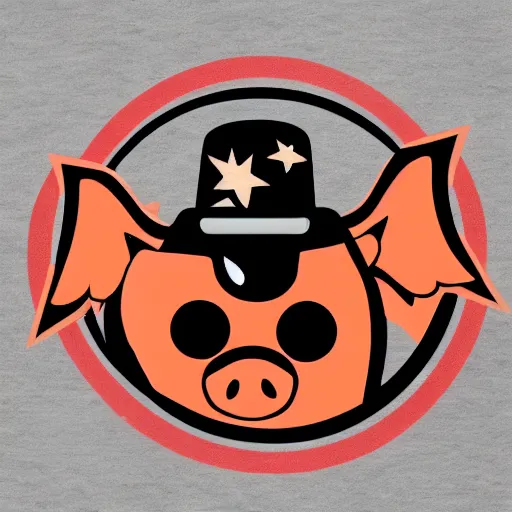 Image similar to pig superhero