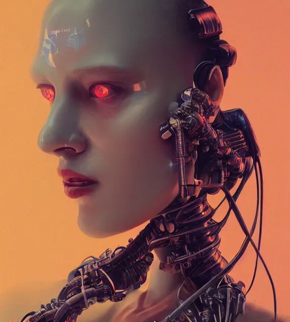 Image similar to hyperrealistic portrait of a woman monster futuristic astronaut, sofia coppola, cyberpunk, well lit, intricate abstract. gucci style, intricate artwork, high detail, figurative art, multiple exposure, poster art, 3 d, by stanley kubrick and tooth wu and wlop and beeple, realistic, hyperdetailed, 8 k resolution.