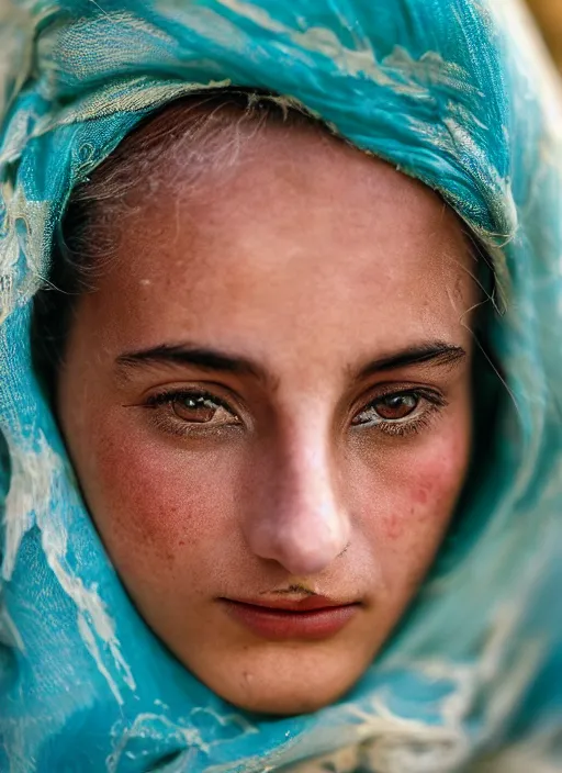 Image similar to color portrait of a beautiful 20-year-old Italian woman by Eric Lafforgue, close up, detailed, award winning, Sony a7R