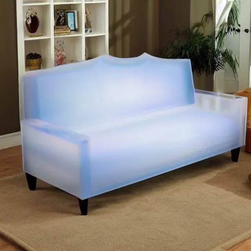 Prompt: translucent couch, trending on Pinterest