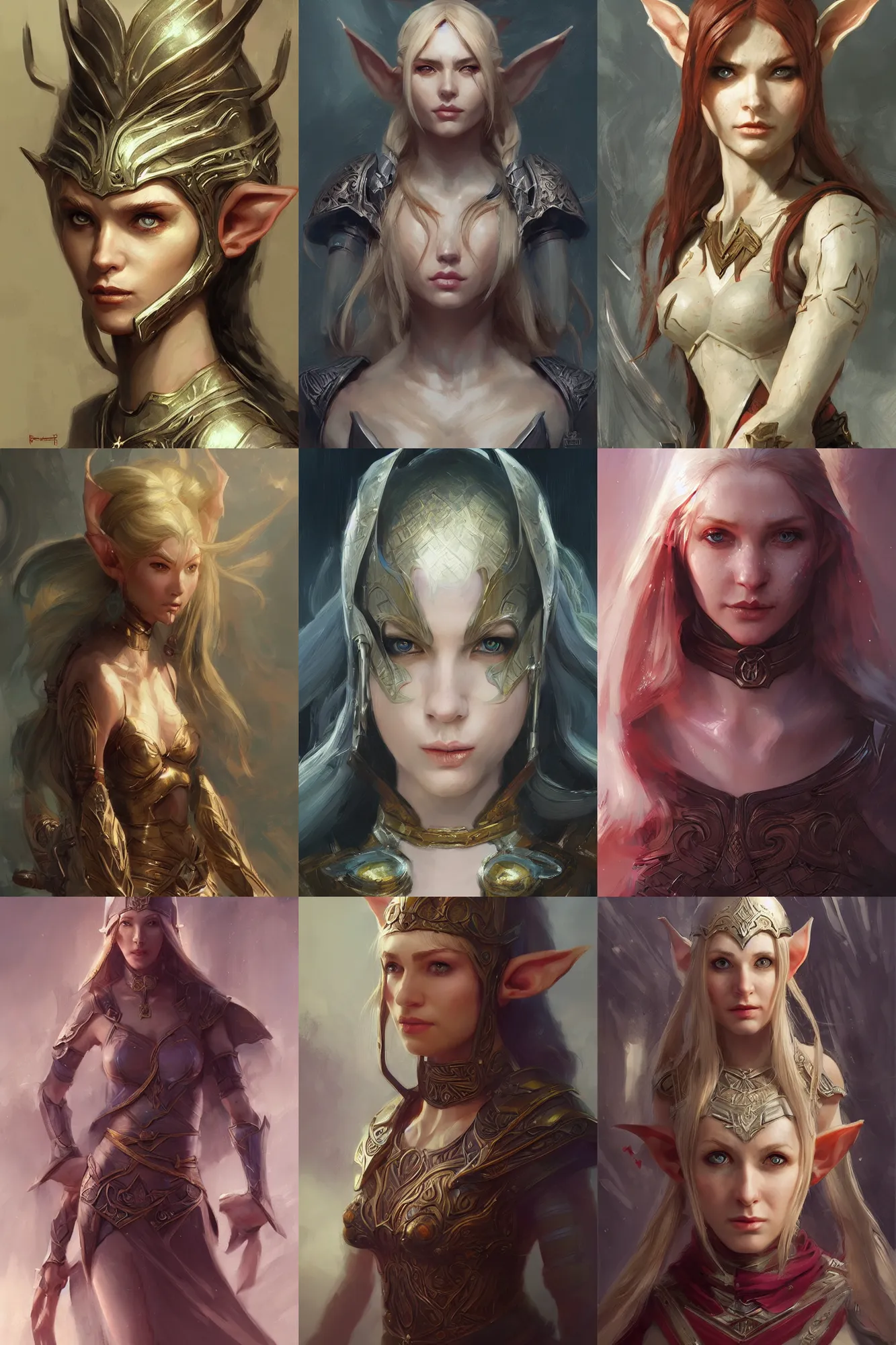 Prompt: portrait female elf, medieval, marvel comics, intricate, highly detailed, artstation, ruan jia, mandy jurgens, rutkowski