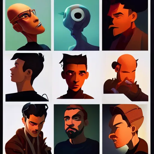 Image similar to face icon stylized minimalist seu madruga, ramon esteban gomez valdes y castillo loftis, cory behance hd by jesper ejsing, by rhads, makoto shinkai and lois van baarle, ilya kuvshinov, rossdraws global illumination