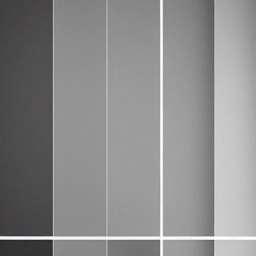 Prompt: picture of a place where all the walls are unicolor, and shapes ares very simple, nothing but wall and doorframes of simple colors