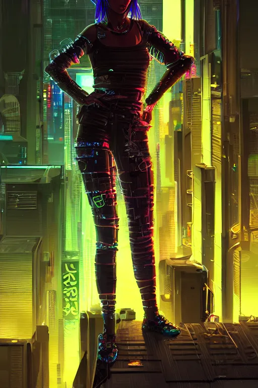 Prompt: portrait futuristic obnoxious cyberpunk young female Berserker, in futuristic heavily raindrop tokyo rooftop cyberpunk night, ssci-fi, fantasy, intricate, very very beautiful, elegant, neon light, highly detailed, digital painting, concept art, human anatomy, soft light, hdri, smooth, sharp focus, illustration, art by tian zi and craig mullins and WLOP and alphonse mucha