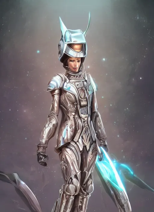 Prompt: of a full body, center frame hyper realistic digital art hero attack pose of a timepunk war cleric in a futuristic pearl armor, antenna tech helmet, dark gloomy environment. trending on artstation, art by lois van baarle by sung choi by john kirby artgerm style pascal blanche