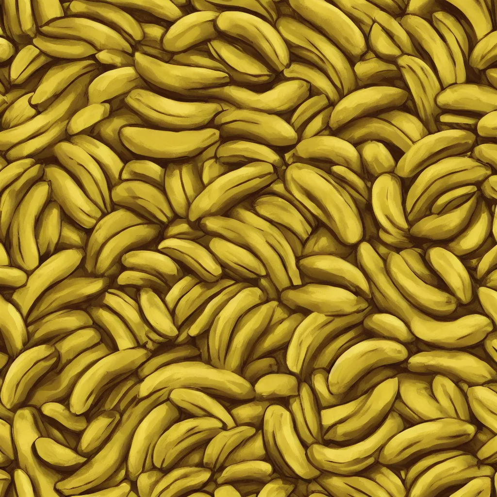 Image similar to seamless banana texture art, 4k