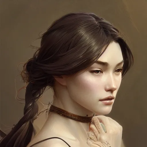 Image similar to ultra realistic illustration, daniella pineda anime, intricate, elegant, highly detailed, digital painting, artstation, concept art, smooth, sharp focus, illustration, art by artgerm and greg rutkowski and alphonse mucha and wlop