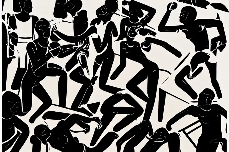 Image similar to the soul's endless plight to perfection, struggle and resolution, by cleon peterson