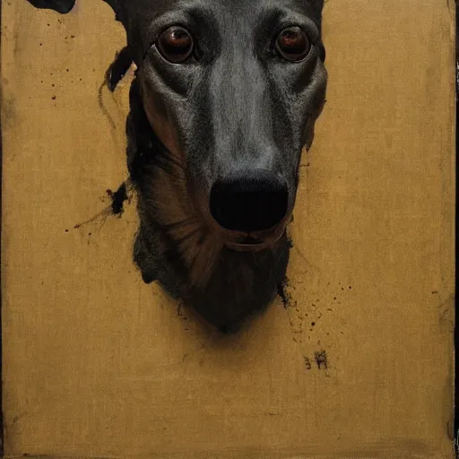 Prompt: greyhound by nicola samori