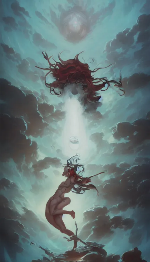 Prompt: rage, by peter mohrbacher