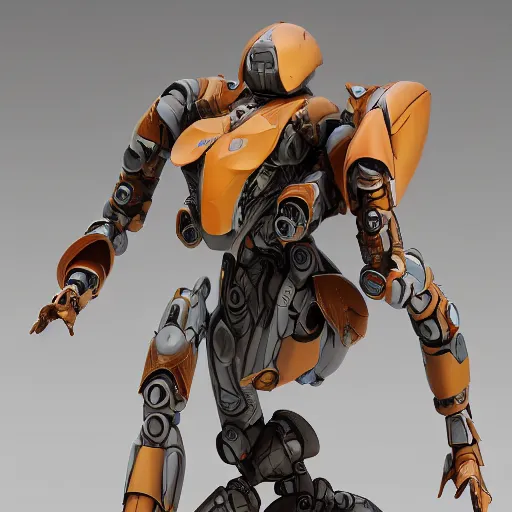 Image similar to futuristic nymphaea themed mecha waterlily upper body, sepals forming helmet, highly detailed, nymphaea, 8 k hd resolution, barbatos mech with floral inlay, bandai box art, star wars, makoto kobayashi, frank gehry, raymond swanland