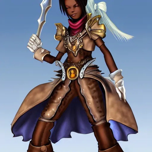 Image similar to garnet final fantasy 9 character