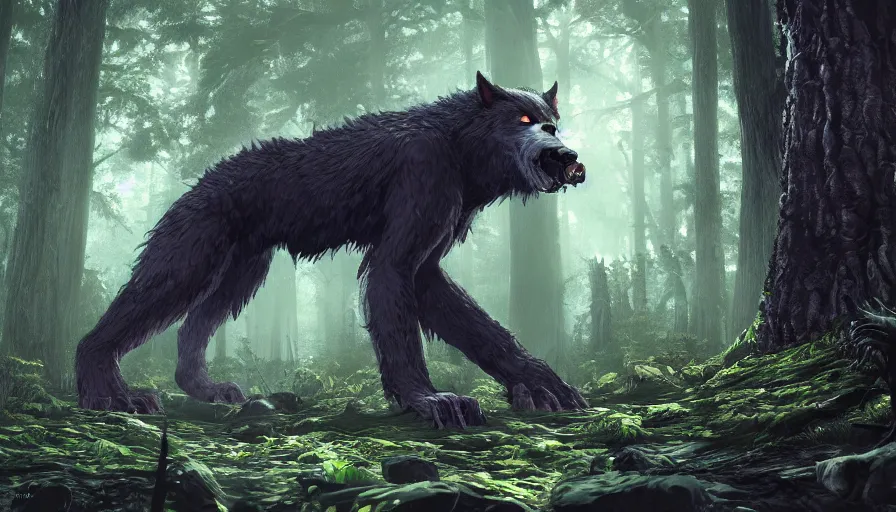 giant werewolf