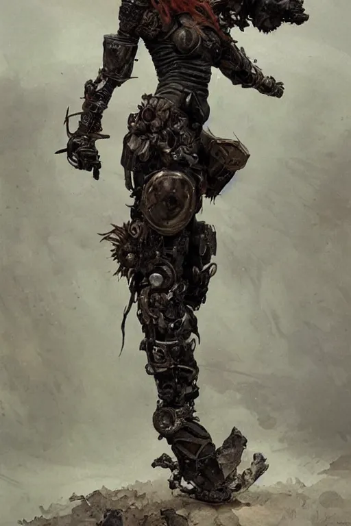 Image similar to a full body portrait of a beautiful post apocalyptic offworld nordic bounty hunter dancing reposed by the magma pits, intricate, elegant, highly detailed, digital painting, artstation, concept art, smooth, sharp focus, illustration, art by krenz cushart and artem demura and alphonse mucha
