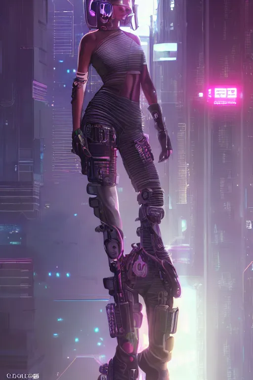Image similar to portrait futuristic trustworthy cyberpunk young female gunner, in futuristic heavily sandstorm tokyo rooftop cyberpunk night, ssci-fi, fantasy, intricate, very very beautiful, elegant, neon light, highly detailed, digital painting, concept art, human anatomy, soft light, hdri, smooth, sharp focus, illustration, art by tian zi and craig mullins and WLOP and alphonse mucha