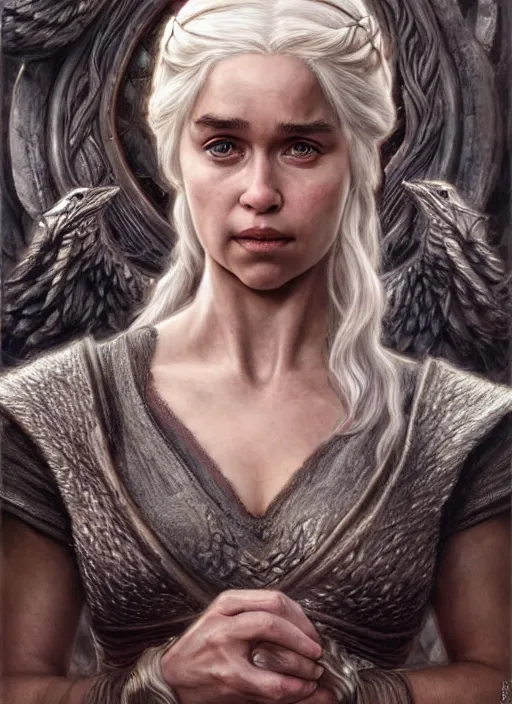 Daenerys Targaryen as a ruggedly handsome heroine, | Stable Diffusion