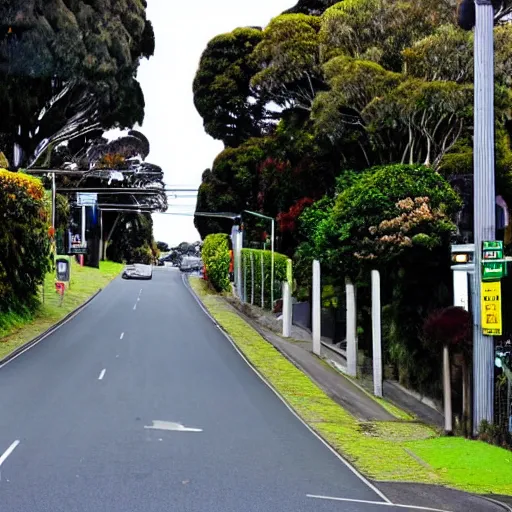 Image similar to a photograph of parnell road in auckland new zealand