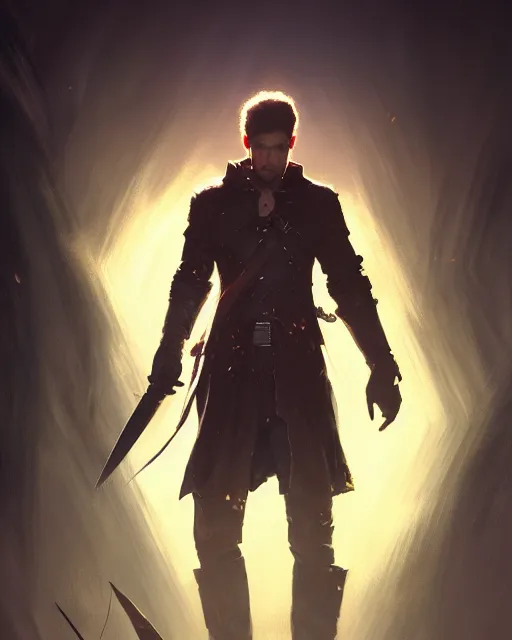 Image similar to Riley Reed Vanhelsing for adults, artstation, fantasy, magic the gathering, cinematic lighting, centered, symmetrical, highly detailed, digital painting, concept art, smooth, clear focus, illustration, volumetric lighting, epic composition, 8k, works by Akihiko Yoshida, Greg Rutkowski and Craig Mullins, oil painting, cgsociety,