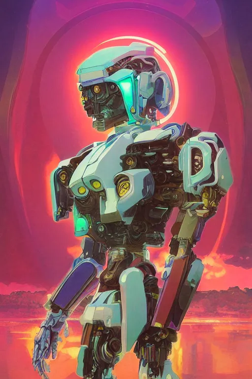 Image similar to a portrait of Autobot “Rung”!!!, seapunk Mecha , vaporwave , digital art, artstation, by WLOP, Ilya repin, alphonse mucha., Very highly detailed 8K, octane, Digital painting, the golden ratio,