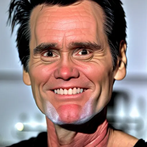 Image similar to Face texture of jim carrey