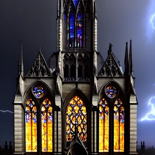 Prompt: a gothic cathedral made full of glass, unreal engine fantasy art, trending on artstation, photorealistic, cinematic lightning, fog, dramatic