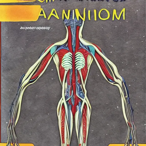 Prompt: alien anatomy Book