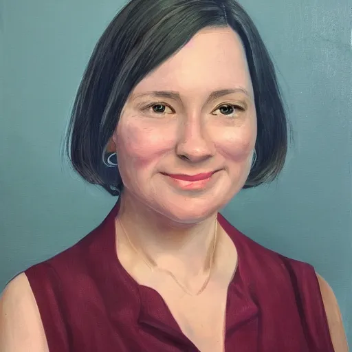 Image similar to naomi betterman corporate portrait, professional profile picture, hyperreal lifelike detailed uncanny valley realism