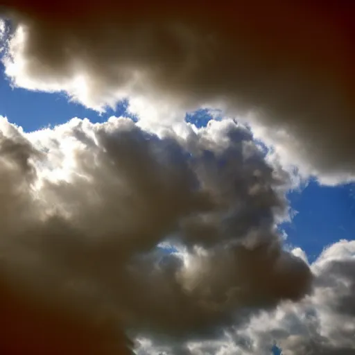 Image similar to clouds shaped like outline of virgin mary