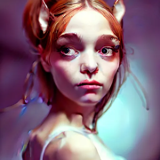 Prompt: portrait of a girl with a bundt cake on her face , digital art, cinematic, concept art, 8k, painting, imaginefx, cgsociety, trending on artstation