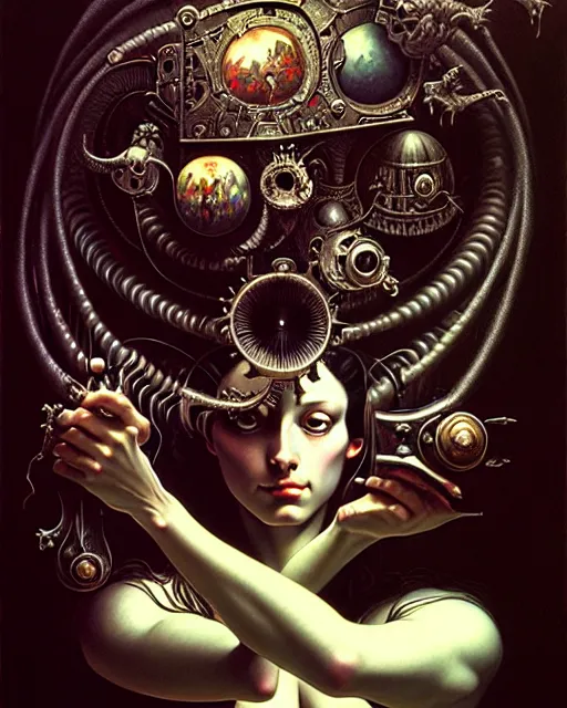 Image similar to an antique stereopticon, fantasy art, ultra realistic, cinematic, cinematic, wide angle, intricate details, highly detailed by nance danforth, caravaggio, aaron horkey, boris vallejo, wayne barlowe, craig mullins, roberto ferri,